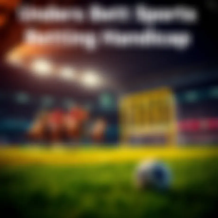 Concept of Sports Betting Handicap